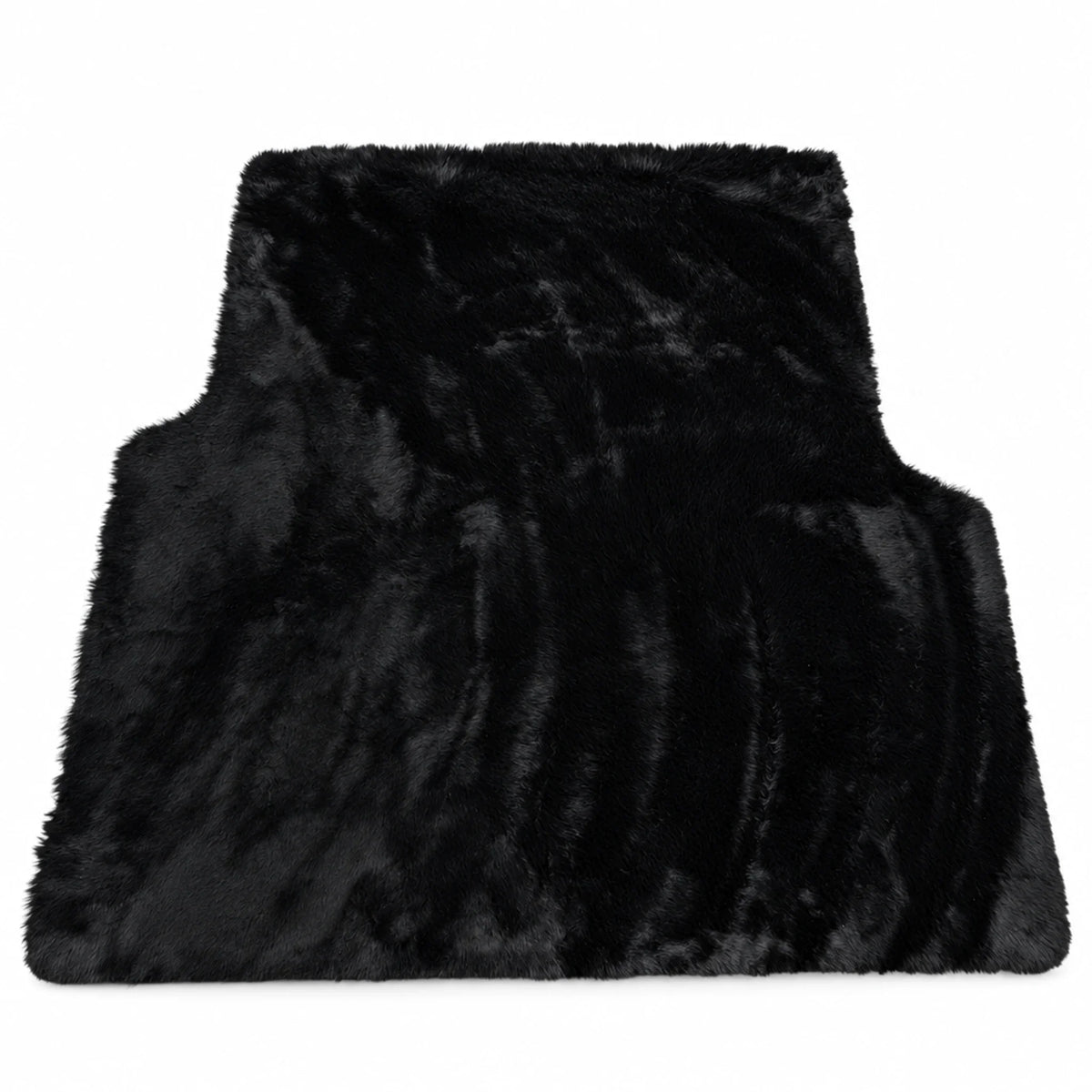 Customizable Black Sheepskin Trunk Floor Mat for Bentley Flying Spur (2019-2023)