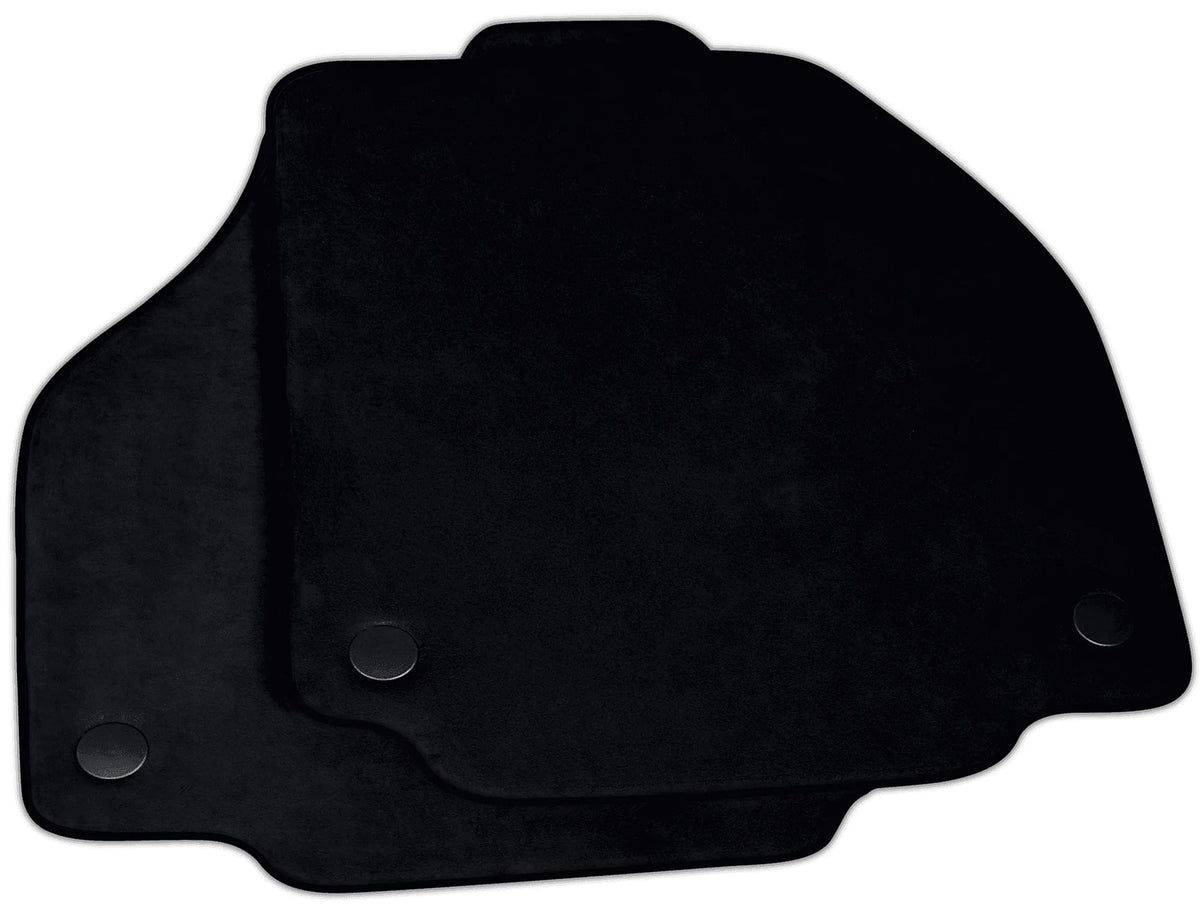 Black Alcantara Floor Mats for Ferrari 458 Spider (2012-2015) | Various Trim Colors