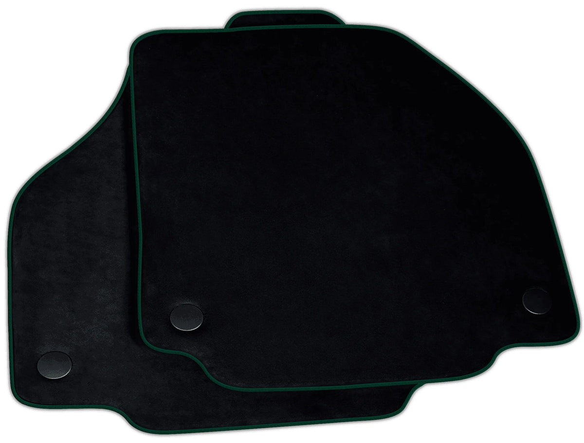 Black Alcantara Floor Mats for Ferrari 488 Spider | Various Trim Colors