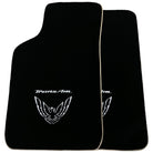Black Floor Mats Beige Trim for Pontiac FireBird (1970-1981) Trans Am - AutoWin