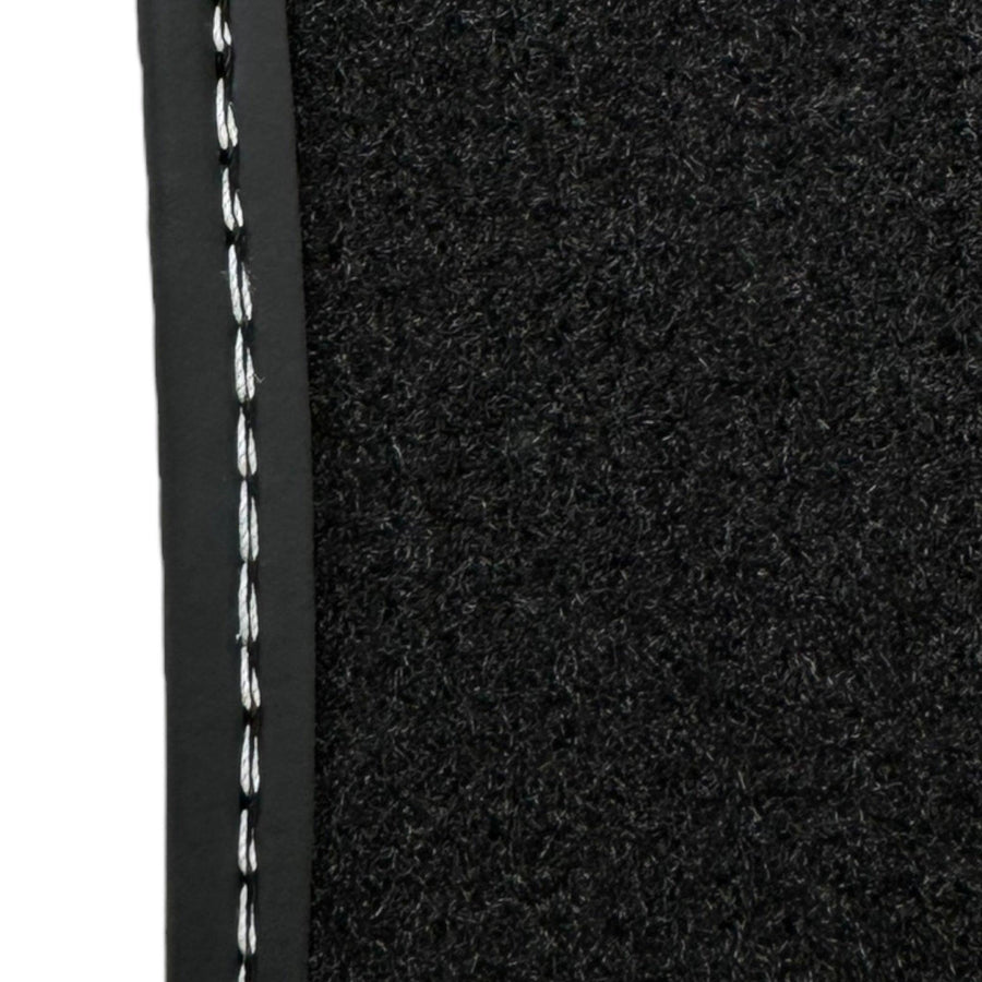 Black Floor Mats for Aston Martin DBS Superleggera (2018-2023) Coupe with Leather - AutoWin