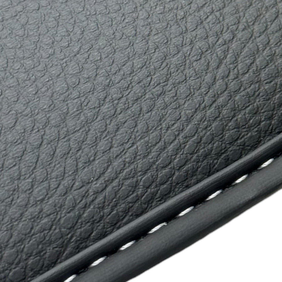 Black Floor Mats for Aston Martin DBS Superleggera (2018-2023) Coupe with Leather - AutoWin