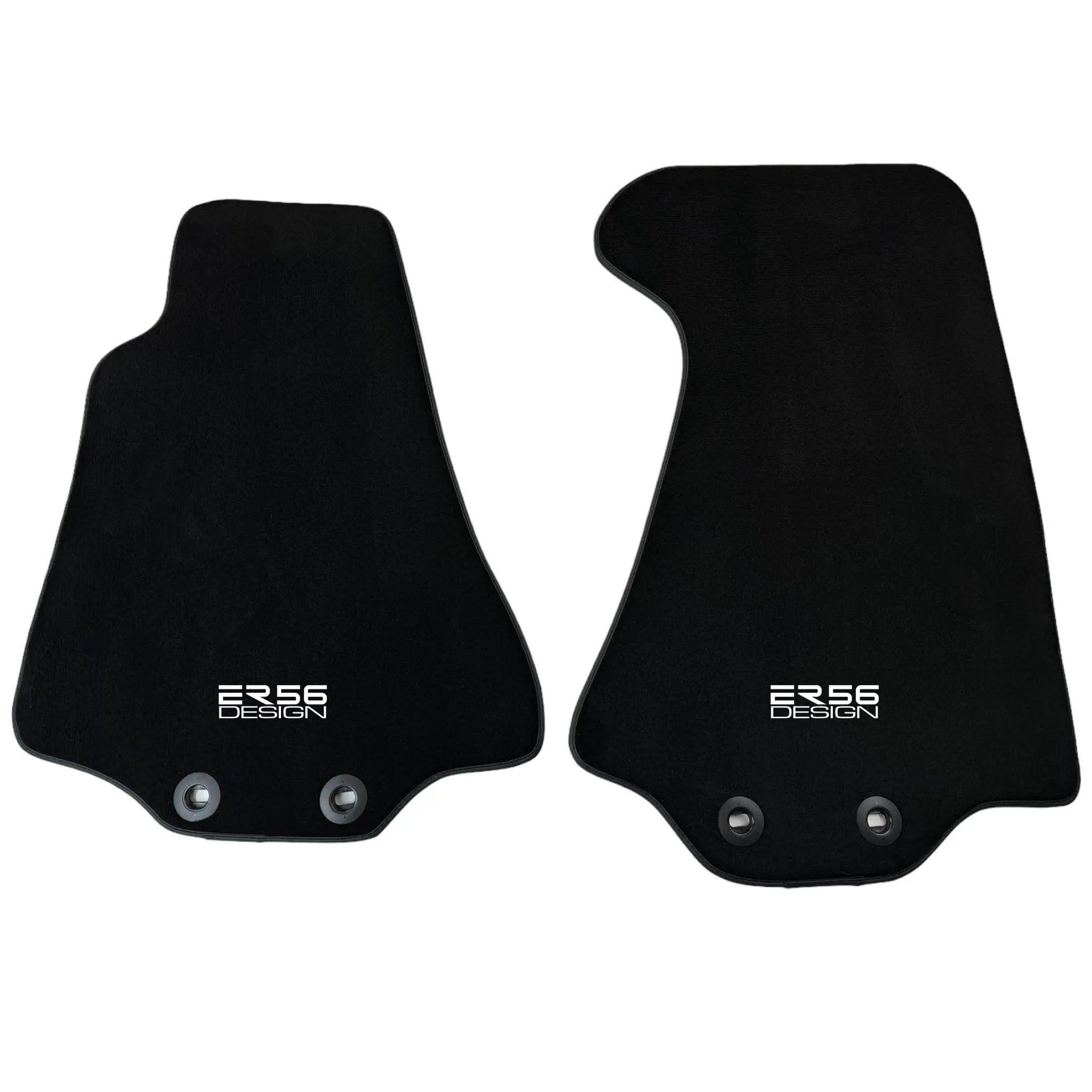 Black Floor Mats for Aston Martin DB9 (2004-2016) - ER56 Design - AutoWin