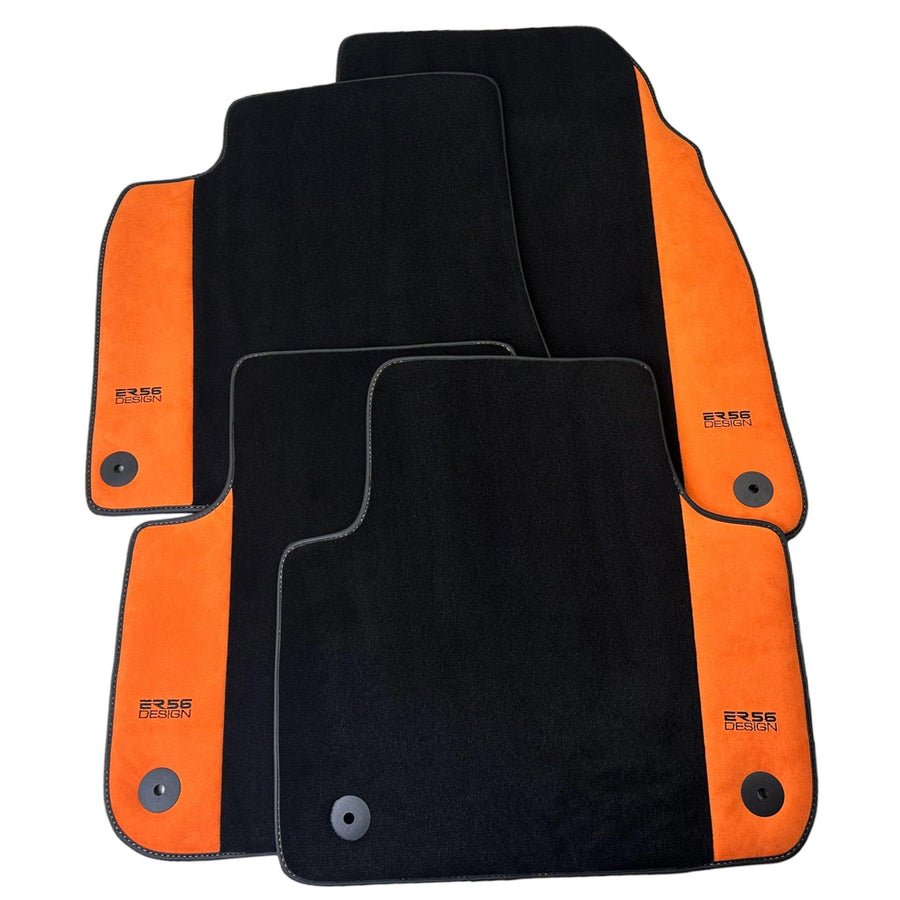 Black Floor Mats for Audi A8 D5 Long (2017-2023) | ER56 Design - AutoWin