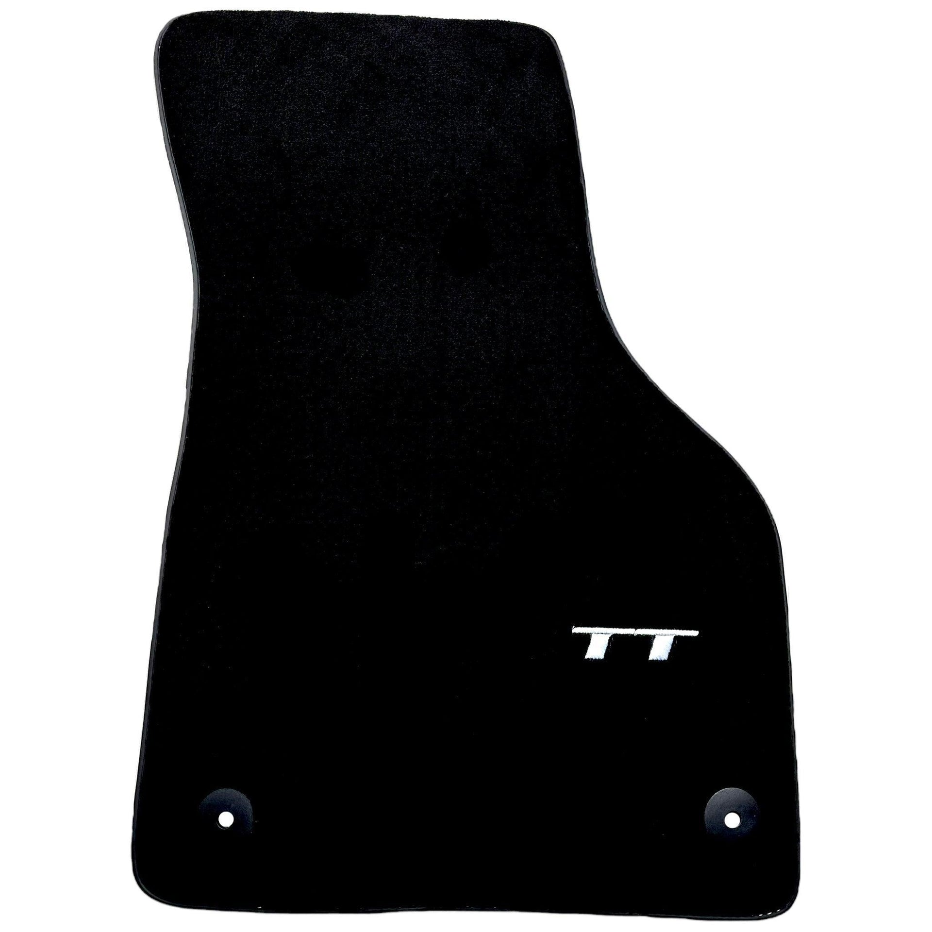 Black Floor Mats for Audi TT MK2 Coupe (2006-2014) - AutoWin