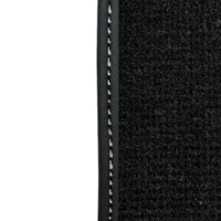 Black Floor Mats for Audi TT MK2 Coupe (2006-2014) with Leather - AutoWin