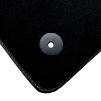Black Floor Mats for Audi TT MK3 Coupe (2014-2019) with Leather - AutoWin
