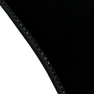 Black Floor Mats for Audi TT MK3 Coupe (2014-2019) with Leather - AutoWin