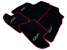 Black Floor Mats For Bentley Continental GT (2011–2018) With Red Trim - AutoWin