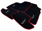 Black Floor Mats For Bentley Continental GT (2011–2018) With Red Trim - AutoWin