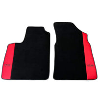 Black Floor Mats for Bentley Continental GTC (2006–2011) with Red Leather | ER56 Design - AutoWin