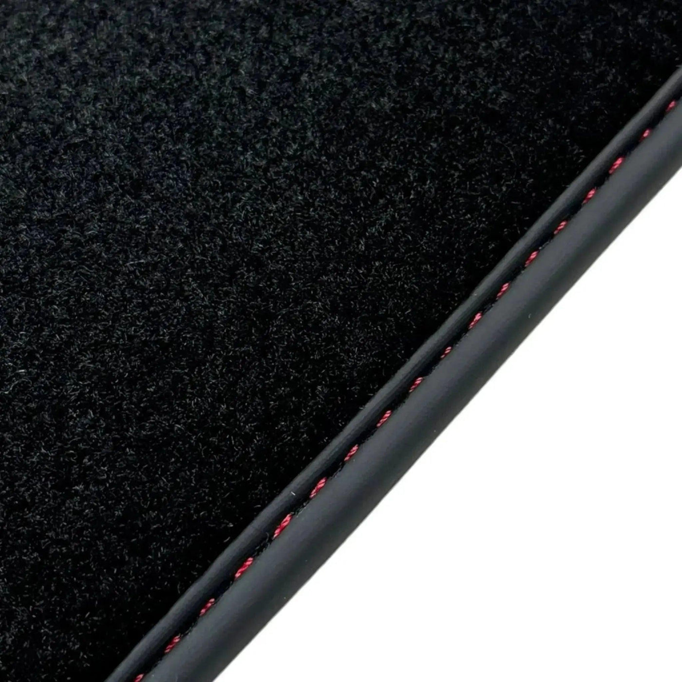 Black Floor Mats for Bentley Continental GTC (2011–2018) with Red Leather | ER56 Design - AutoWin