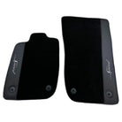 Black Floor Mats For Bentley Continental GTC (2018-2023) Speed with Leather - AutoWin