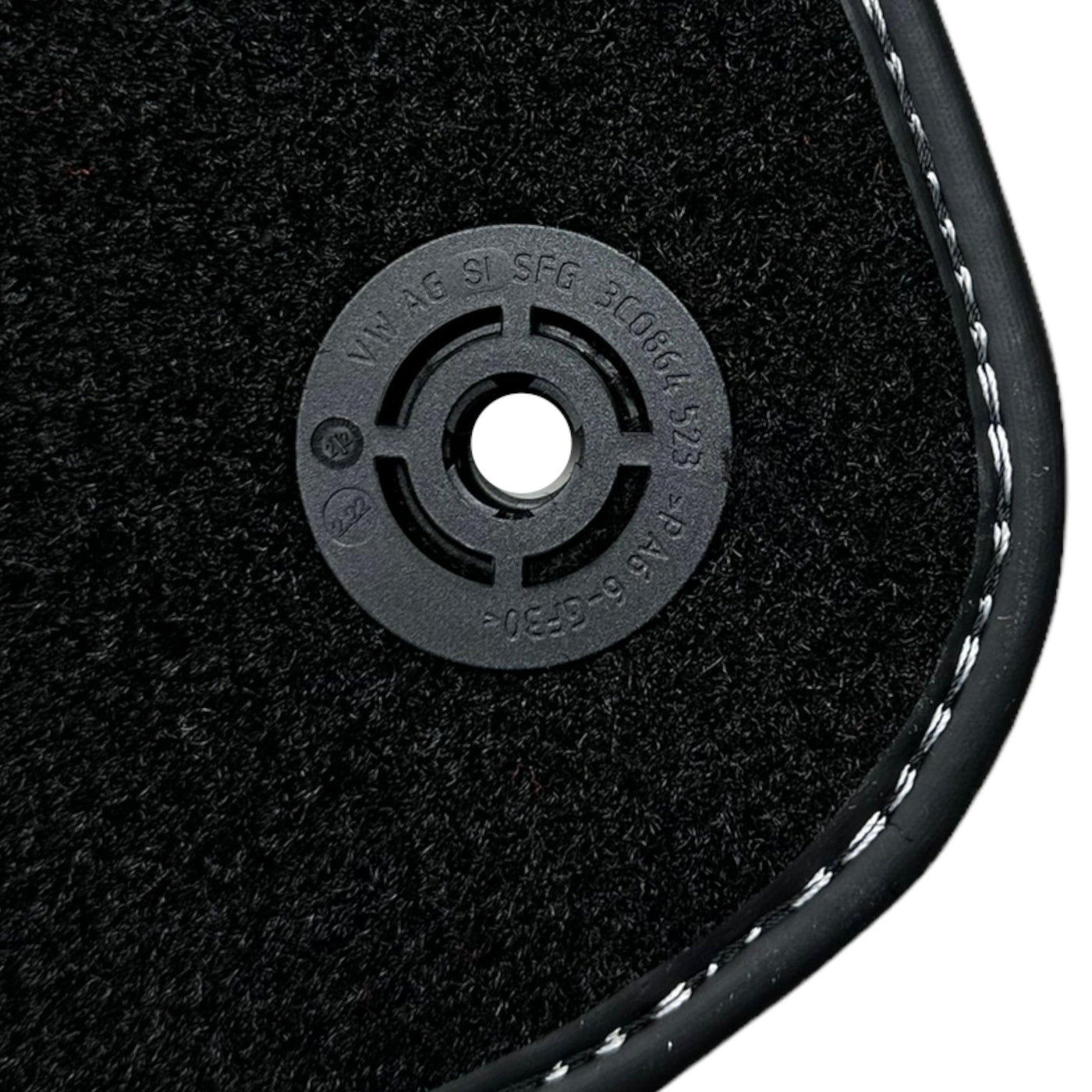 Black Floor Mats For Bentley Flying Spur (2005-2013) with Leather - AutoWin