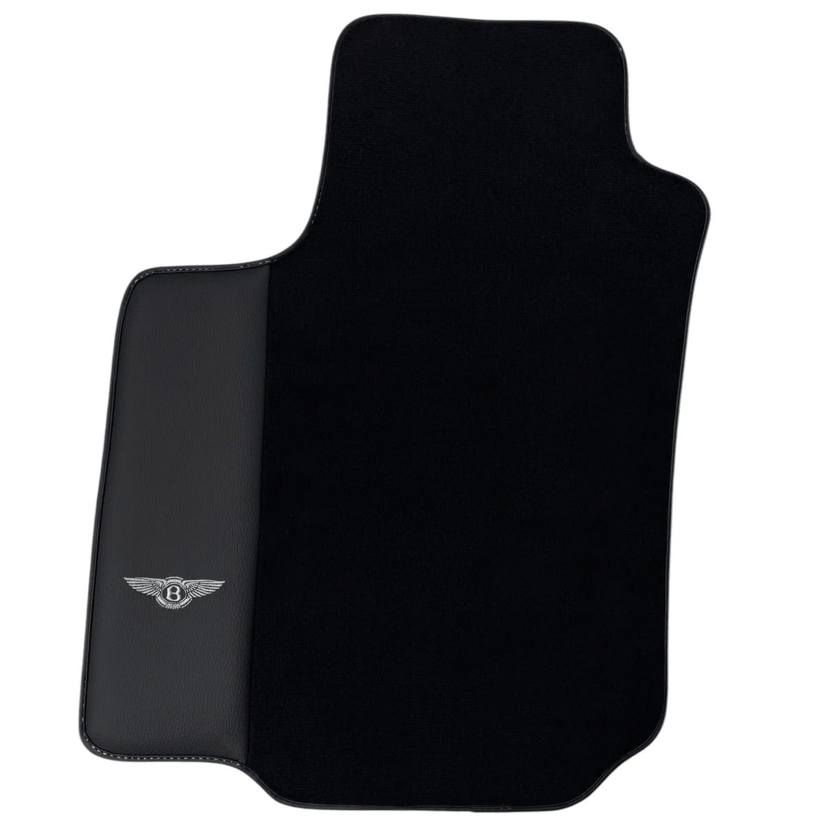 Black Floor Mats for Bentley Flying Spur (2013-2019) with Leather