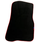 Black Floor Mats For BMW 4 Series F32 With M Package | Red Trim - AutoWin