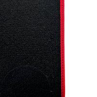 Black Floor Mats For BMW 4 Series F33 With Red Trim - AutoWin