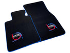 Black Floor Mats For BMW 4 Series G23 Convertible ER56 Design Limited Edition Blue Trim - AutoWin