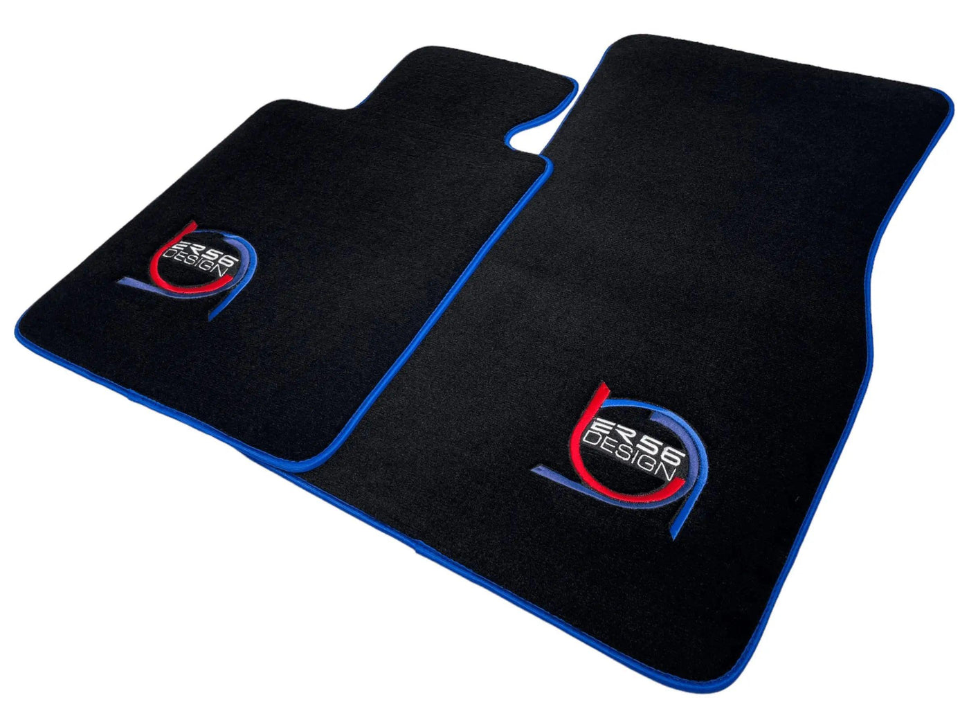 Black Floor Mats For BMW 4 Series G26 Gran Coupe ER56 Design Limited Edition Blue Trim - AutoWin