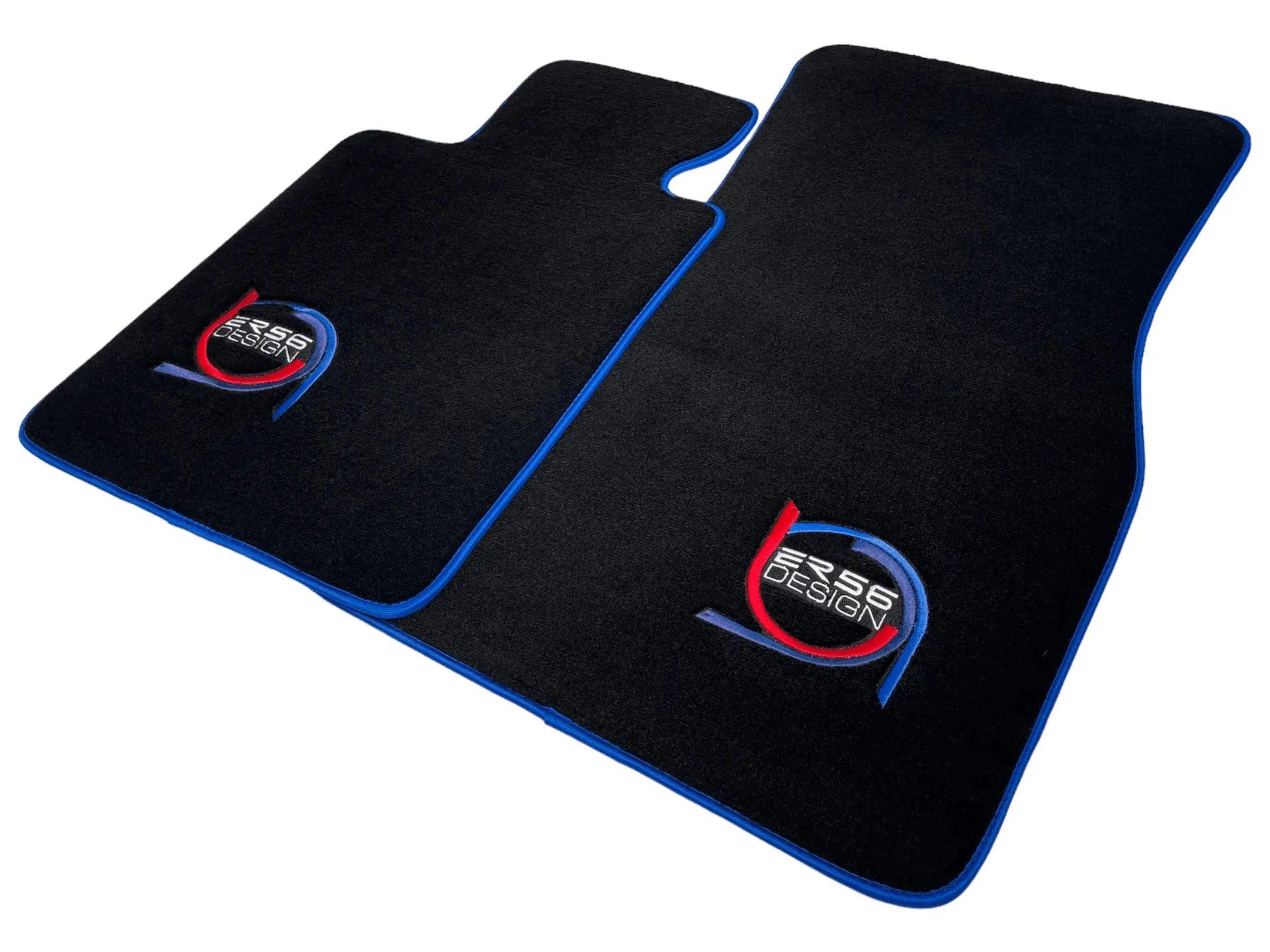 Black Floor Mats For BMW 4 Series G26 Gran Coupe ER56 Design Limited Edition Blue Trim - AutoWin