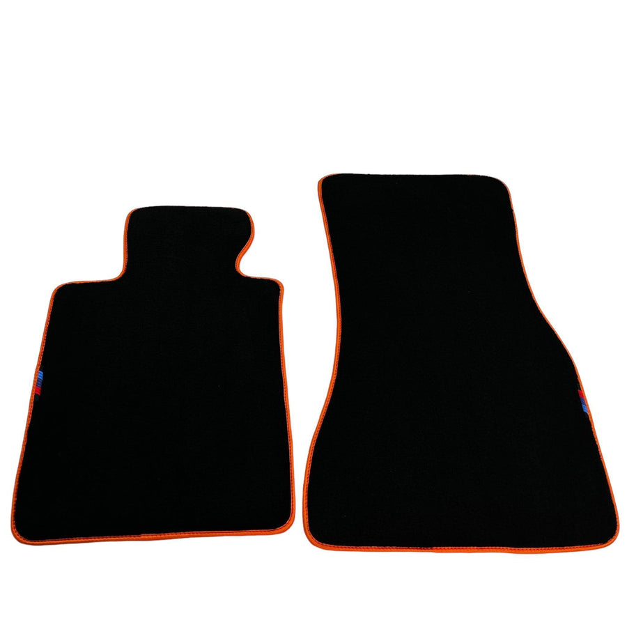 Black Floor Mats For BMW M3 G81 Touring (2022-2026) | Orange Trim - AutoWin