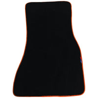 Black Floor Mats For BMW M3 G81 Touring (2022-2026) | Orange Trim - AutoWin