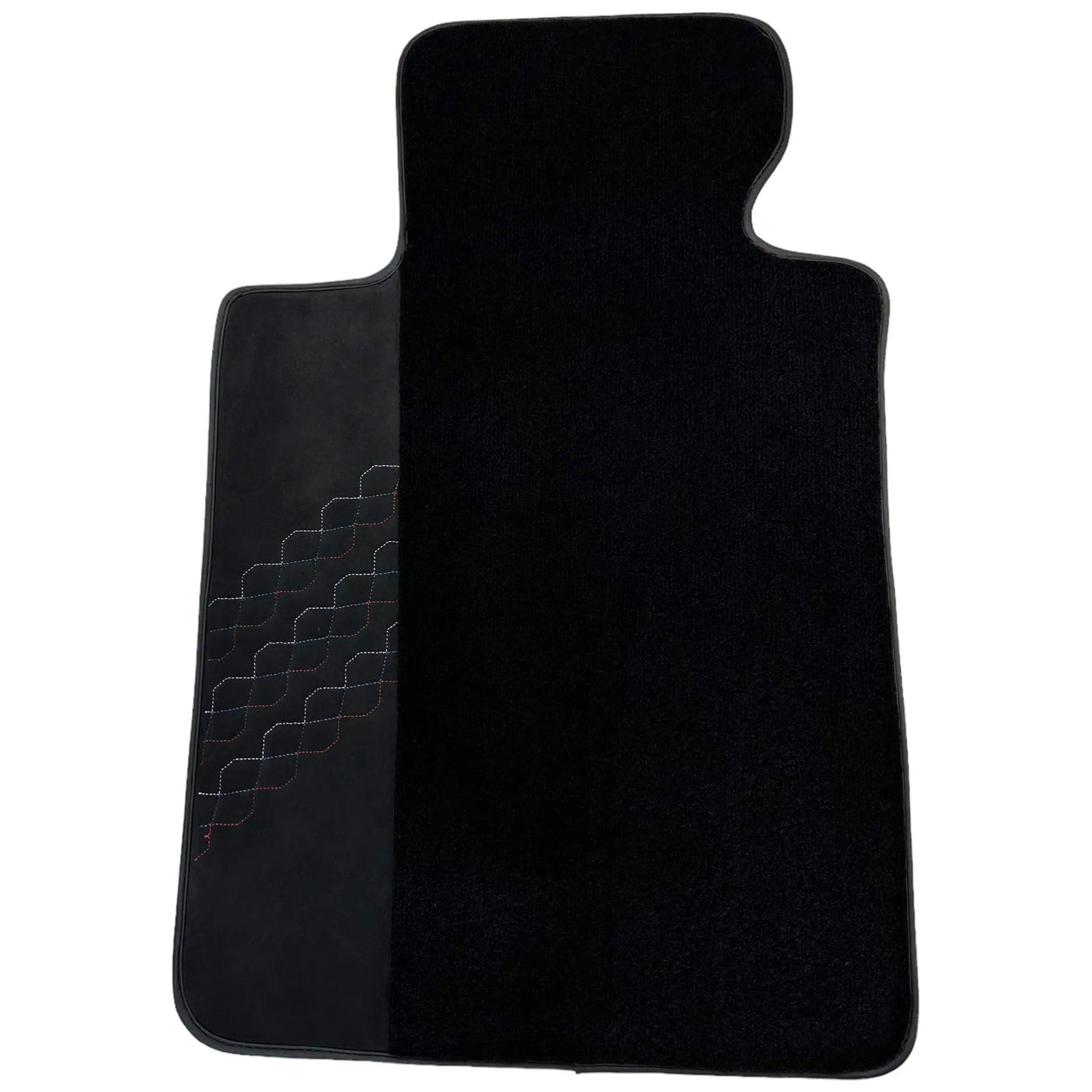 Black Floor Mats for BMW 1 Series 1 Series with Alcantara Leather - AutoWin