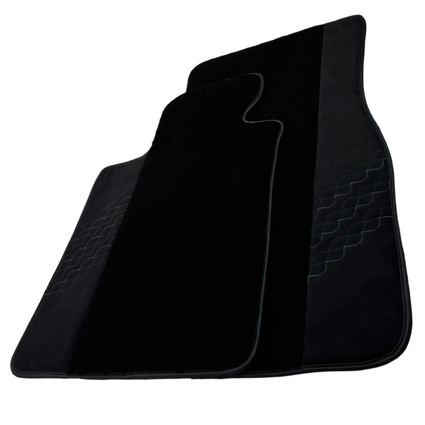 Black Floor Mats for BMW 2 Series F74 Gran Coupe (2025-2026) with Alcantara Leather - AutoWin