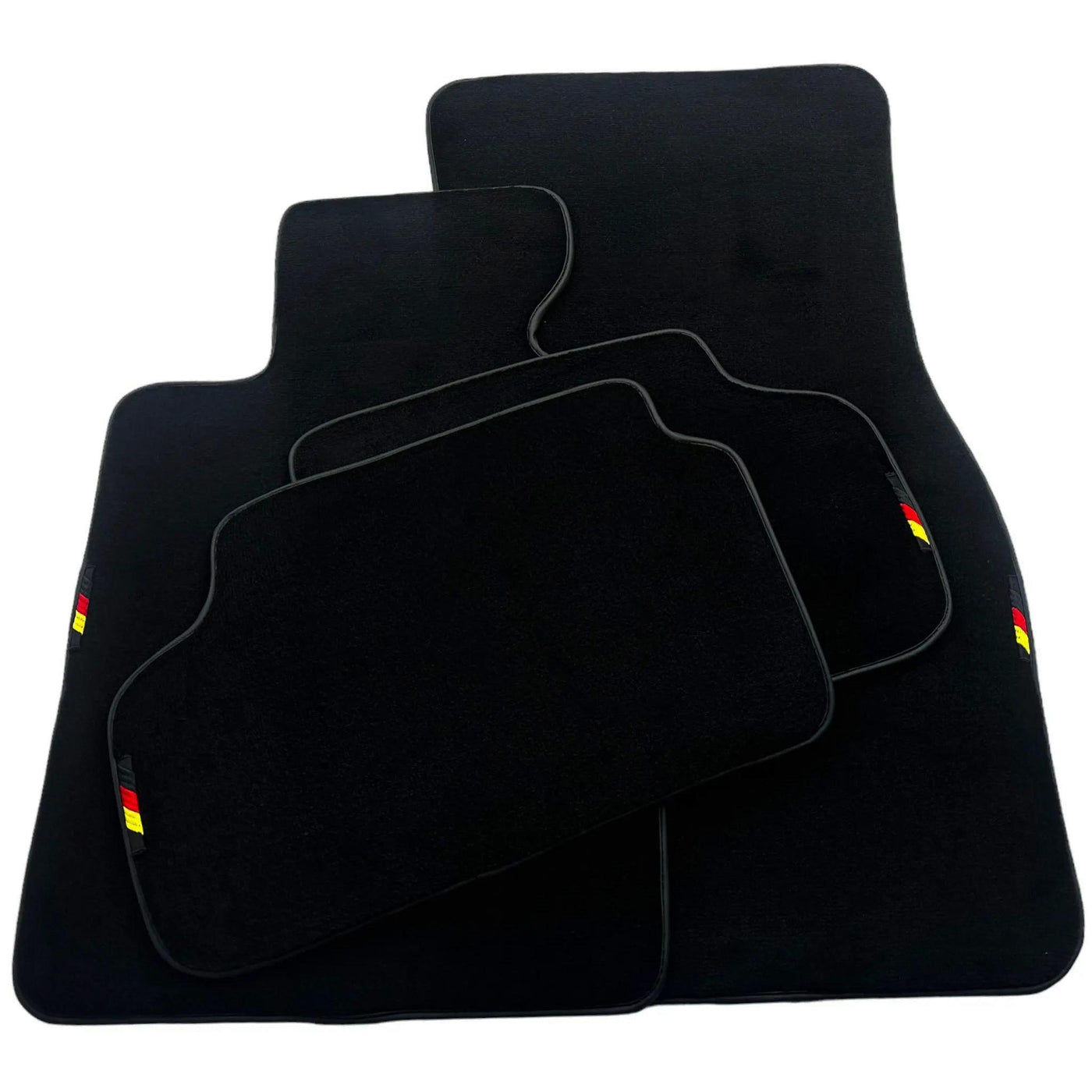 Black Floor Mats For BMW U06 (2022-2026) with German Flag - AutoWin