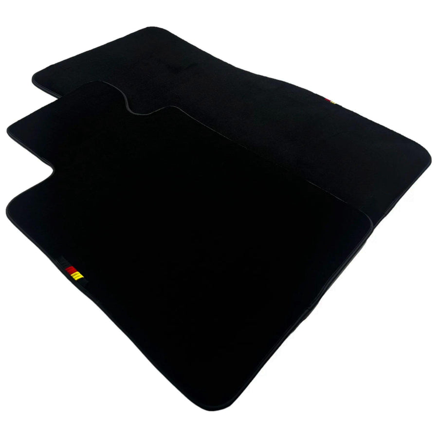 Black Floor Mats For BMW M5 G90 (2023-2026) Sedan with German Flag - AutoWin