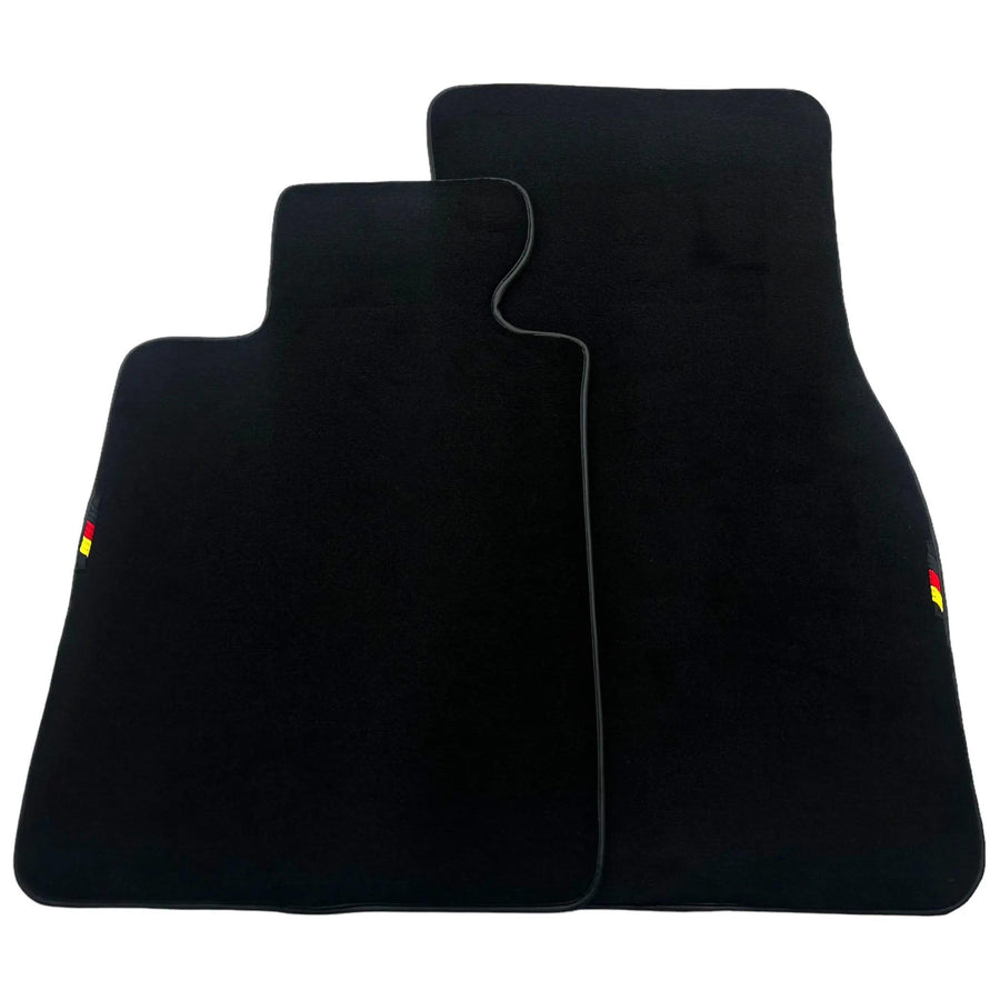 Black Floor Mats For BMW 1 Series F70 with German Flag - AutoWin