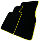 BMW M240i G42 M 2021-2026 Custom Black Floor Mats with Yellow Trim
