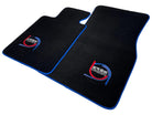 Black Floor Mats For BMW M3 G80 ER56 Design Limited Edition Blue Trim - AutoWin