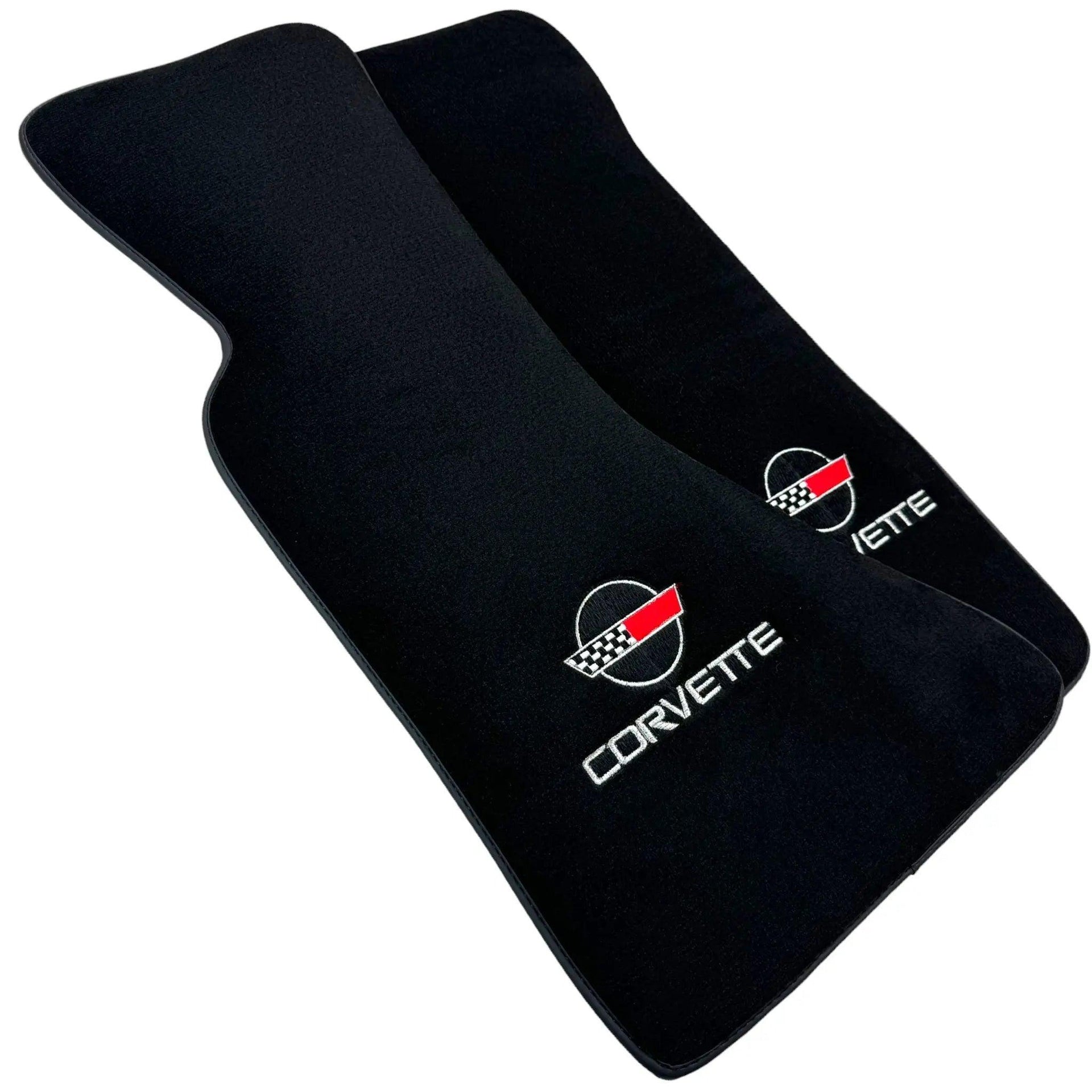 Black Floor Mats for Chevrolet Corvette C4 (1984-1996) - AutoWin