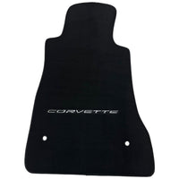 Black Floor Mats For Chevrolet Corvette C6 (2005-2013) - AutoWin