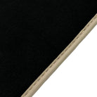 Black Floor Mats For Chevrolet Corvette C7 Convertible (2014-2019) with Beige Trim - AutoWin