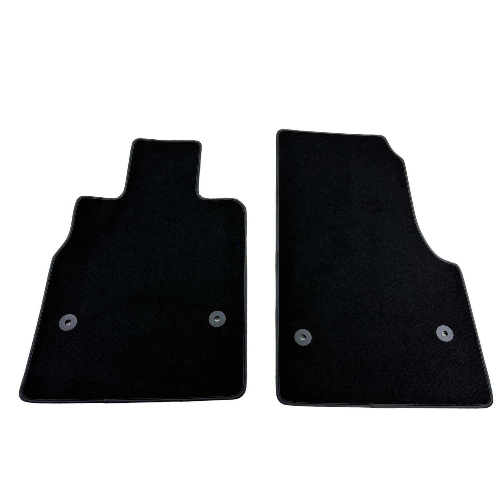 Black Floor Mats For Chevrolet Corvette C8 (2020-2024) - AutoWin