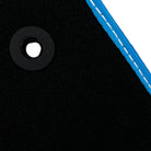 Black Floor Mats For Chevrolet Corvette C8 (2020-2024) with Blue Trim - AutoWin
