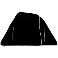 Black Floor Mats for Ferrari 296 GTS (2022-2024) with Beige Trim - AutoWin