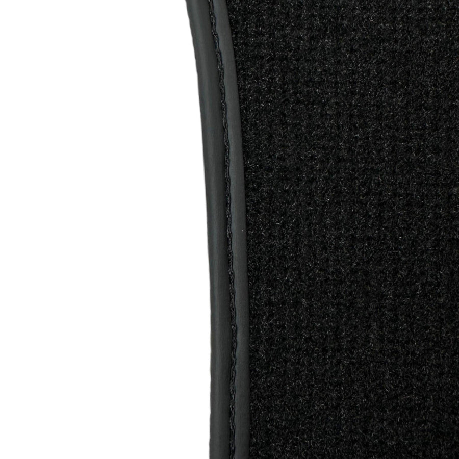 Black Floor Mats for Ferrari 296 GTB (2022-2024) with Leather - AutoWin