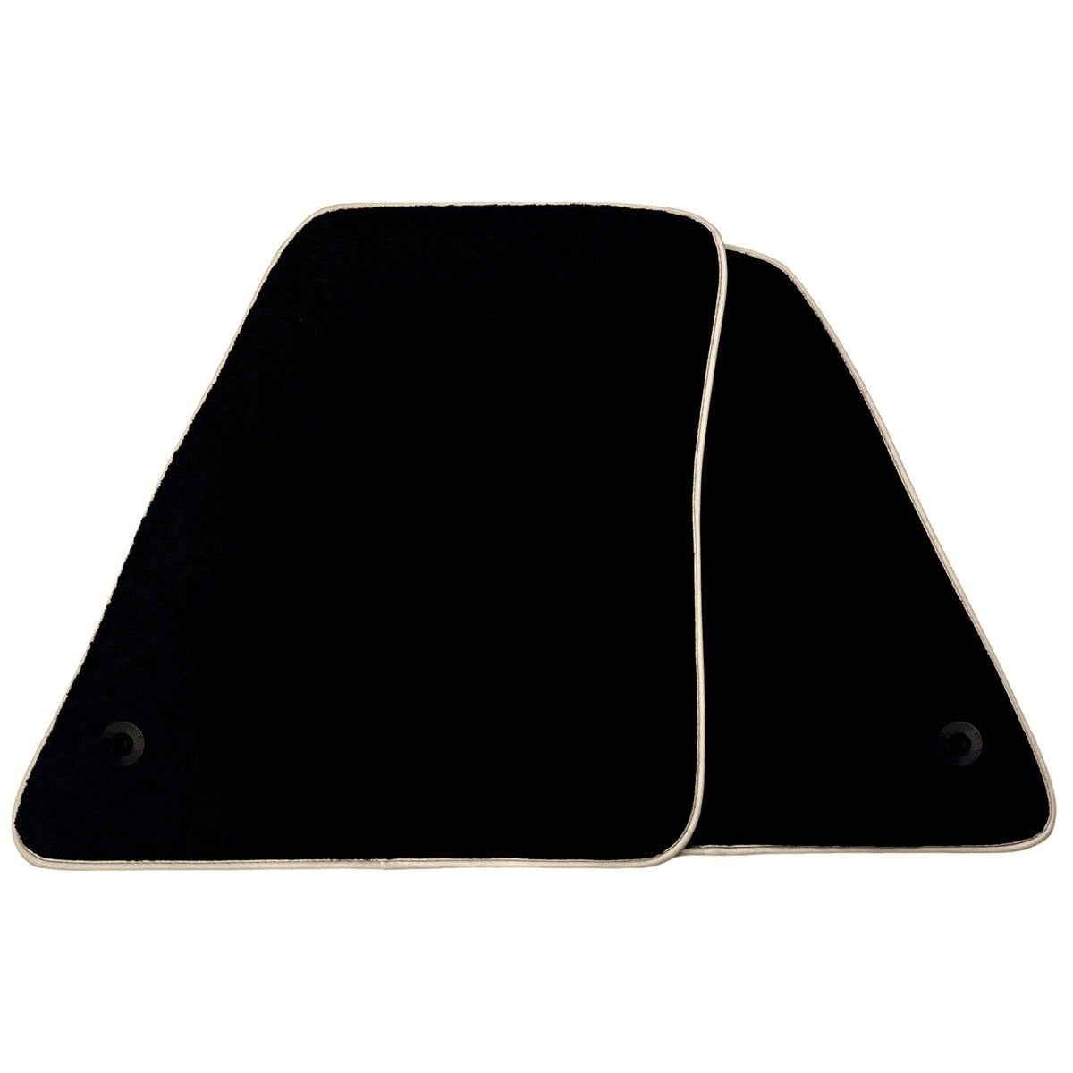 Black Floor Mats for Ferrari 296 GTB (2022-2027) with Beige Trim