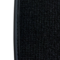 Black Floor Mats For Ferrari 456 (1992-2003) Italian Edition with Leather - AutoWin