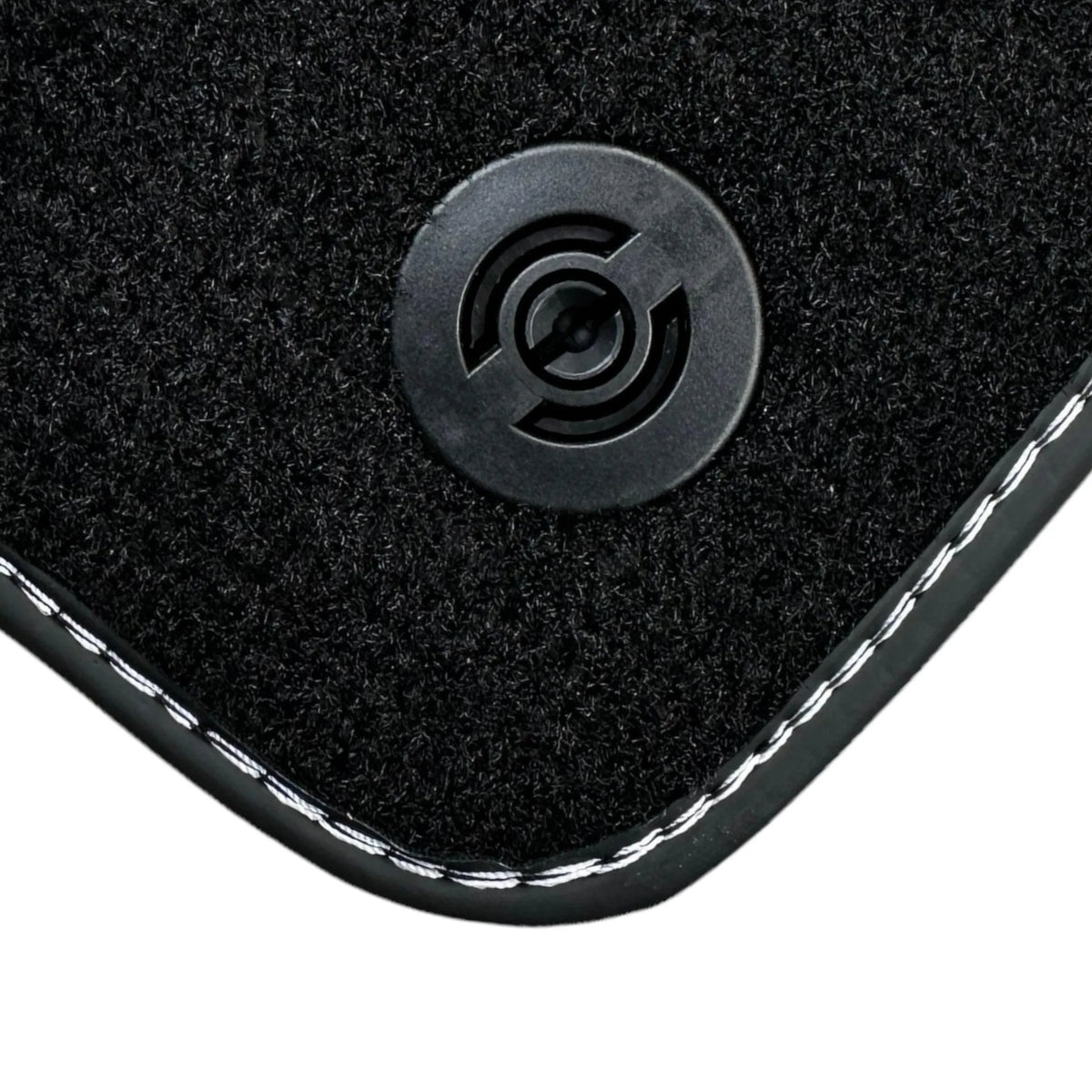 Black Floor Mats for Ferrari 458 GT2 (2012-2015) with Crema Nappa Leather | Italian Edition