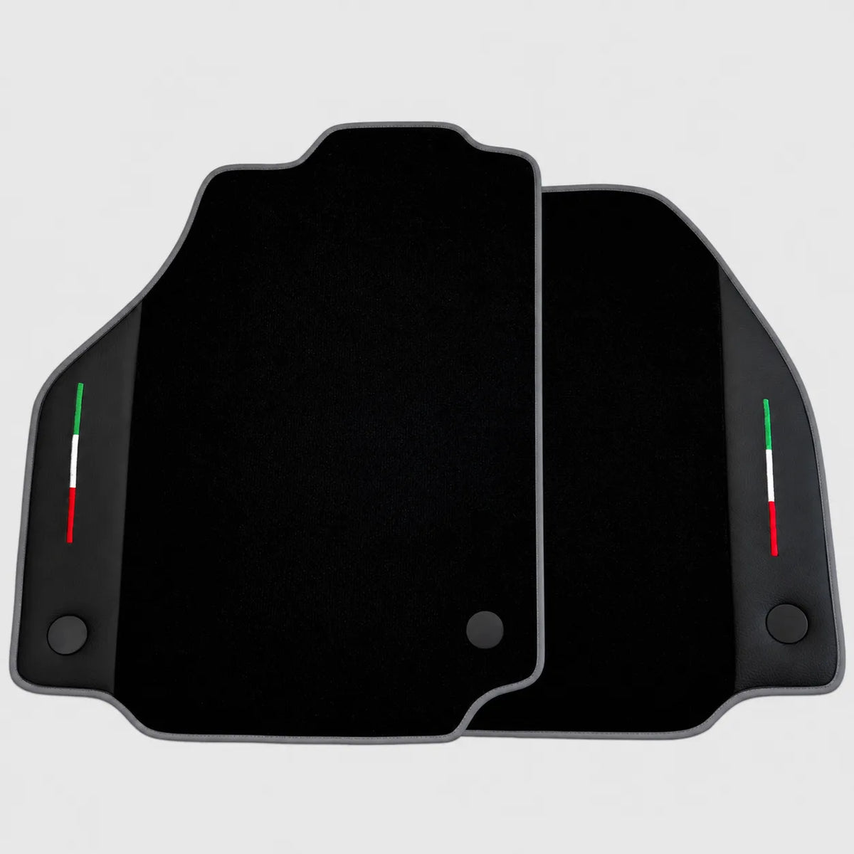Black Floor Mats for Ferrari 458 Italia (2009-2015) With Leather