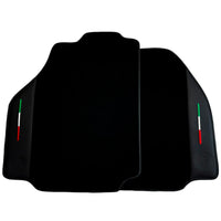 Black Floor Mats for Ferrari 458 Speciale (2012-2015) With Leather