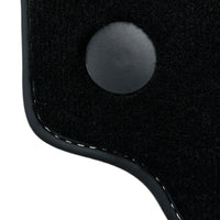 Black Floor Mats for Ferrari 458 Spider (2012-2015) with Beige Nappa Leather | Italian Edition - AutoWin