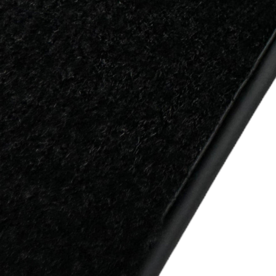 Black Floor Mats for Ferrari 488 Pista Spider (2019-2021) with Beige Tradizione Nappa Leather - AutoWin