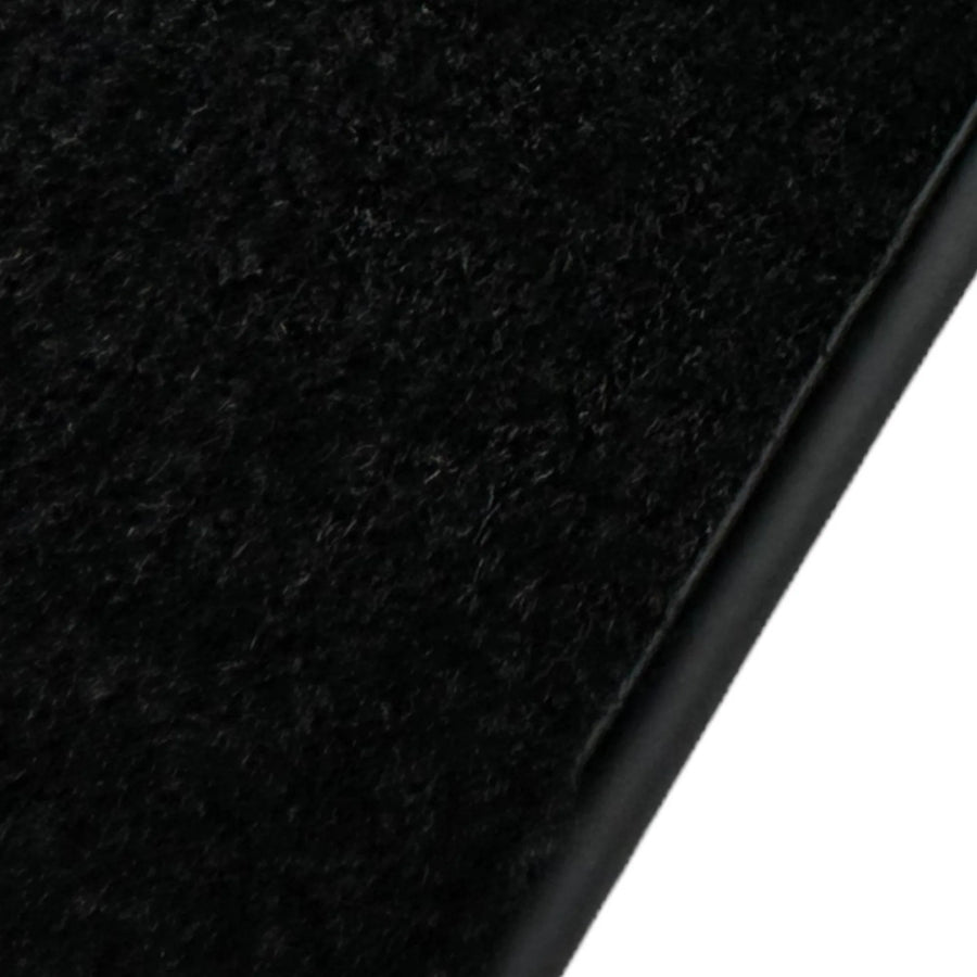 Black Floor Mats for Ferrari 488 GTB (2015-2022) with Beige Tradizione Nappa Leather