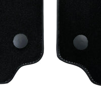 Black Floor Mats for Ferrari 488 GTB (2015-2022) with Beige Tradizione Nappa Leather