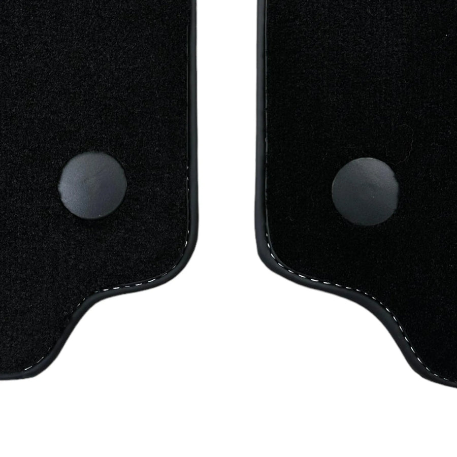 Black Floor Mats for Ferrari 488 GTB (2015-2022) with Beige Tradizione Nappa Leather